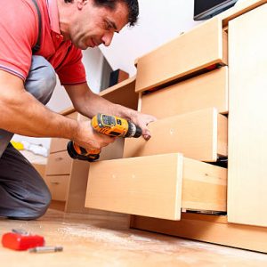 Reinstalling furniture's.
